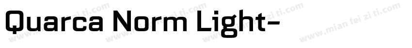 Quarca Norm Light字体转换